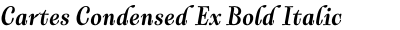 Cartes Condensed Ex Bold Italic